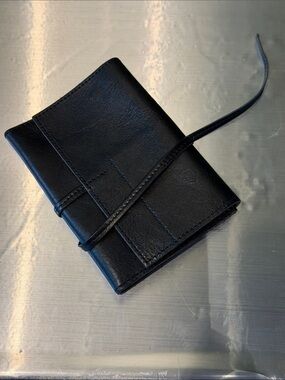 Mark and Graham Double Leather Charger Rollup Accesory Wallet